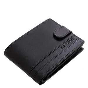 Bőr pénztárca fekete Synchrony RFID RG1021/T