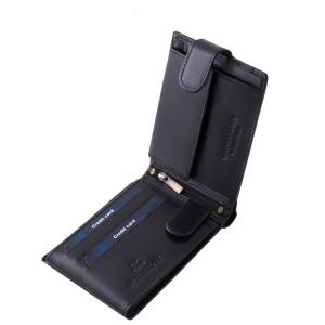 Bőr pénztárca fekete Synchrony RFID RG1021/T