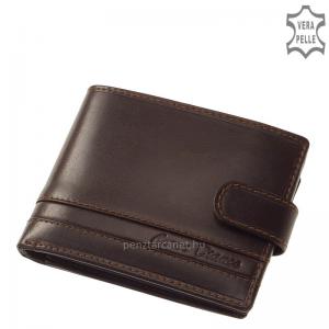 Corvo Bianco természetes fényű bőr pénztárca CCS09/T barna