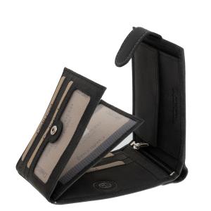 Férfi pénztárca vadászbőrből fekete LGD6002L/T