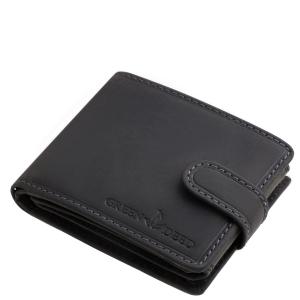 GreenDeed bőr férfi pénztárca fekete OP1021/T