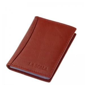 La Scala bőr kártyatartó piros AD30808