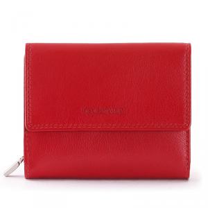 La Scala női pénztárca bőrből piros DN10090