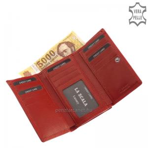 La Scala női pénztárca piros DN55020
