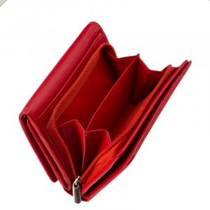 La Scala női pénztárca valódi bőrből piros színben DCO82221
