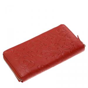 Női pénztárca nyomott mintával NY-1 piros