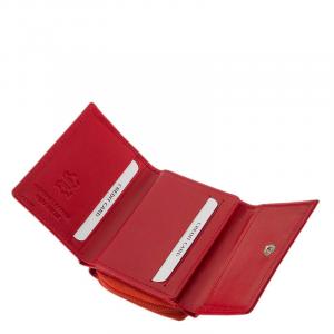Női pénztárca piros színű La Scala DCO36