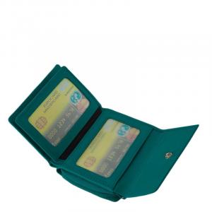 Női pénztárca türkiz színű La Scala DCO36