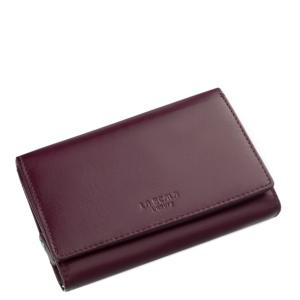 Női pénztárca valódi bőr lila La Scala LAS57006