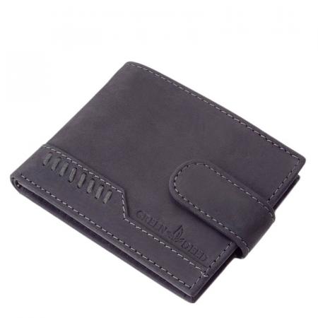 GreenDeed bőr kártyatartó SGH30809/T fekete