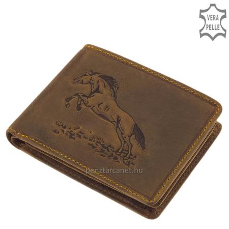GreenDeed férfi pénztárca ugró ló mintával ALU99