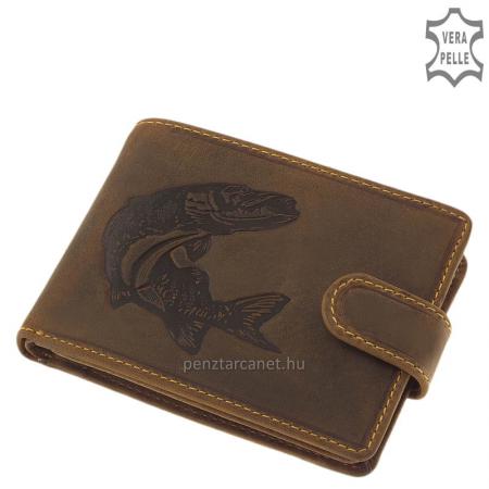 GreenDeed horgász férfi pénztárca csuka mintával ACS9641/T