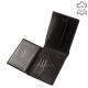 Corvo Bianco természetes fényű bőr pénztárca CCS09 fekete
