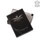 Corvo Bianco természetes fényű bőr pénztárca CCS09 fekete