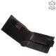 Corvo Bianco természetes fényű bőr pénztárca CCS09/T fekete