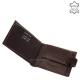 Corvo Bianco természetes fényű bőr pénztárca CCS09/T barna