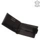 Corvo Bianco természetes fényű bőr pénztárca CCS102/T fekete