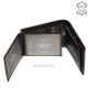 Corvo Bianco természetes fényű bőr pénztárca CCS1021 fekete