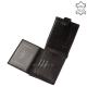Corvo Bianco természetes fényű bőr pénztárca CCS1027/T fekete