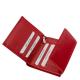 La Scala női valódi bőr pénztárca piros színű DCO10090