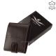 RFID Corvo Bianco természetes fényű bőr pénztárca ERCBS1021/T sötétbarna