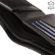 RFID Corvo Bianco természetes fényű bőr pénztárca RCCS09 fekete